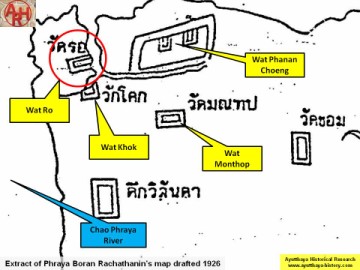 Extract of Phraya Boran Rachathanin's map - Anno 1926