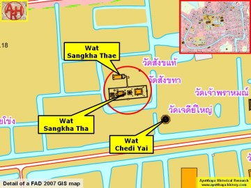Detail of a 2007 Fine Arts Department GIS map