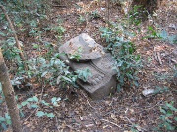 Fragmented piece of a Buddha image