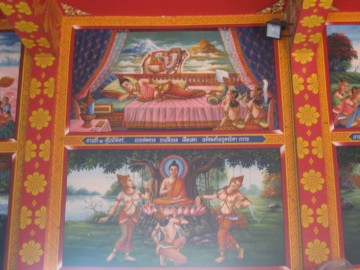 Mural paintings of the life of Siddhartha Gautama