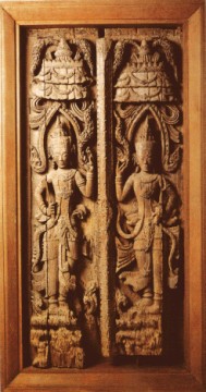 Door panels of the ubosot - Chao Sam Phraya National Museum