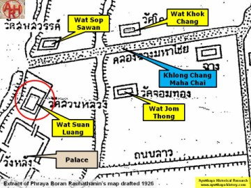 Detail of Phraya Boran Rachathanin's map - Anno 1926