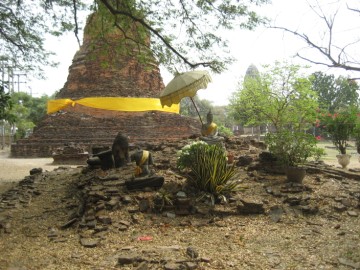 View from the west - on the foundations of the hall