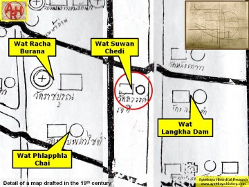 Detail of a 19th century map
