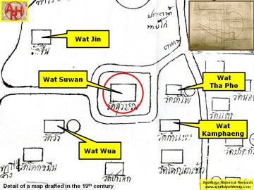 Detail of a 19th century map