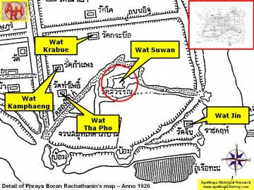 Detail of Phraya Boran Rachathanin's map - Anno 1926