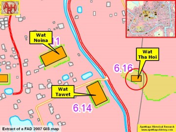 Detail of a 2007 Fine Arts Department GIS map