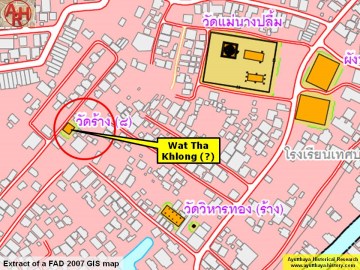 Detail of a 2007 Fine Arts Department GIS map