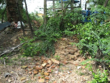 Remaining brickwork