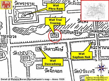 Detail of Phraya Boran Rachathanin's map - Anno 1926