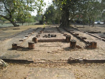 View of the hall from the west