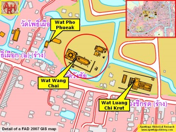 Detail of a 2007 Fine Arts Department GIS map