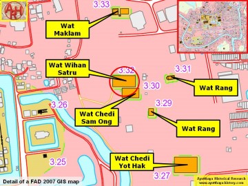 Detail of a 2007 Fine Arts Department GIS map