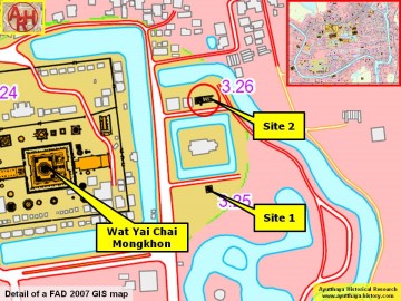 Detail of a 2007 Fine Arts Department GIS map