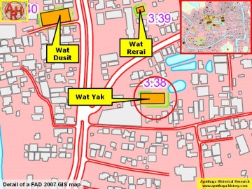 Detail of a 2007 Fine Arts Department GIS map