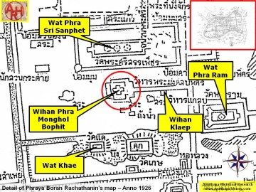 Detail of Phraya Boran Rachathanin's map - Anno 1926